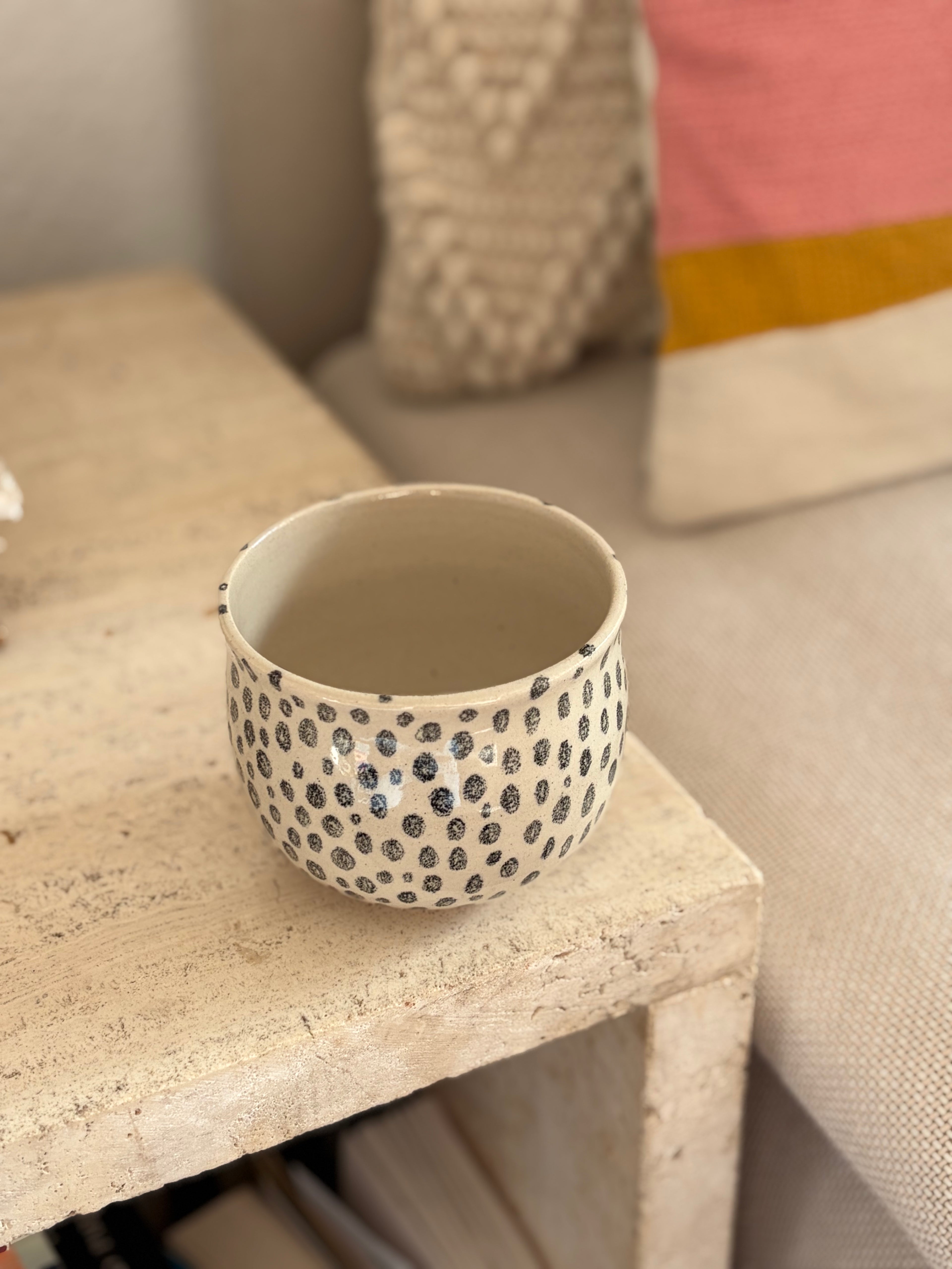 Ansicht von oben des Freckles cup